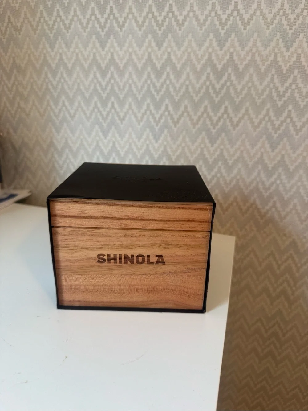 Shinola Men’s Runwell Watch — White Dial & Tan Leather Strap. NWT